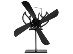 Ventilador portátil Lareira (4 Pás, com alimentação térmica e múltiplas patentes certificadas)