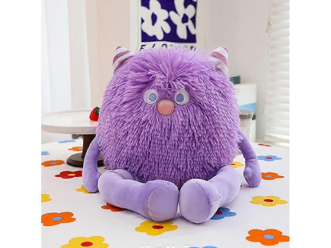 Pelúcia De Monstro Roxo, Macia, Presente Para Crianças