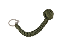 Llavero De Defensa Personal Com Corda Paracord Paraguas Redondo Proteção De Segurança Emergência (verde)