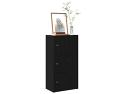 Vidaxl Estante 40x24x77 Cm Derivados De Madeira Carvalho Preto