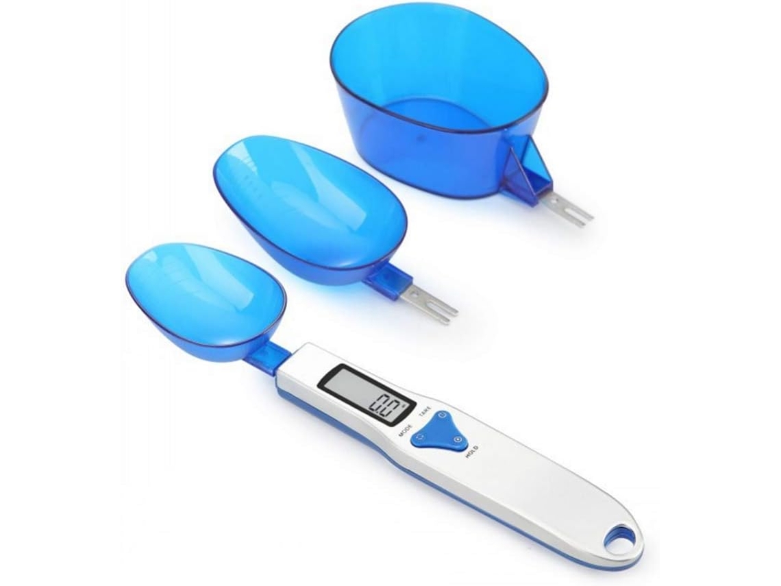 Balança Eletrônica De Precisão Para Colheres, Ideal Para Culinárias Com Exatidão, Design Elegante Em Aço Inoxidável E Multifuncion Aquaforge
