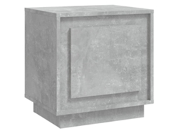 Bedside Cabinet, Bedside Cabinets Vidaxl Cinzeto Madeira Processada (n/a)