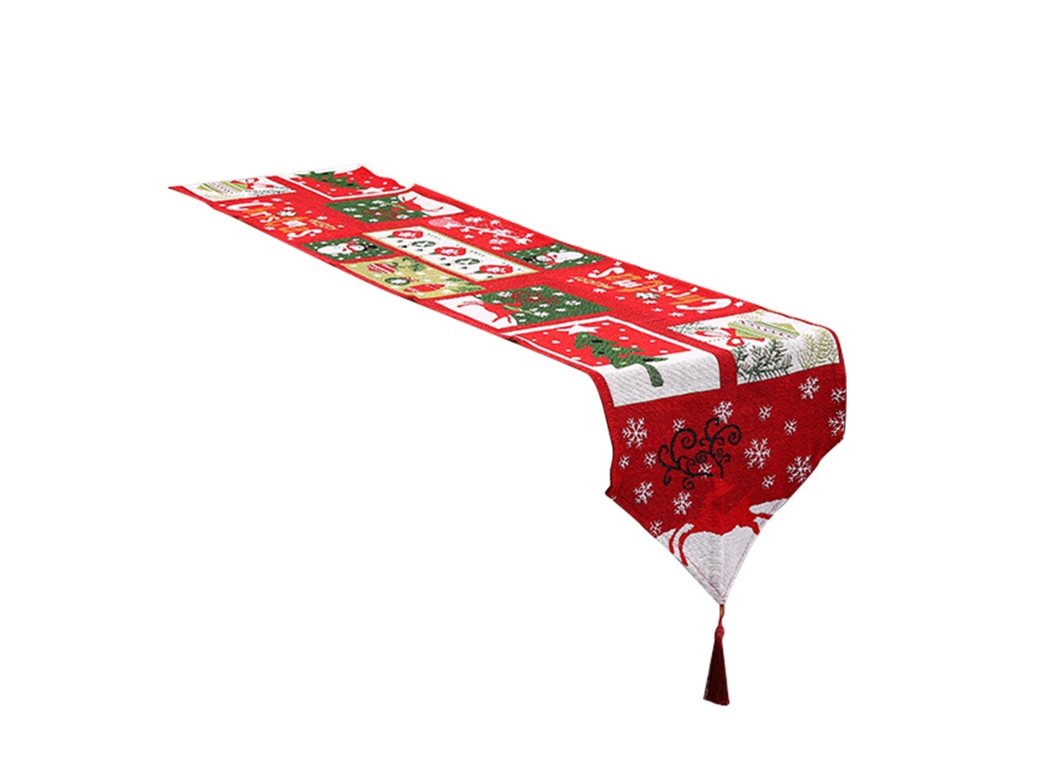 Passadeira de Natal para mesa, decoração festiva para fim de ano LAXISCREED