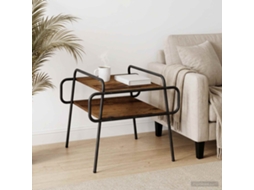 Vidaxl Mesa De Centro Madeira Antiga 60 X 60 X 51 Cm