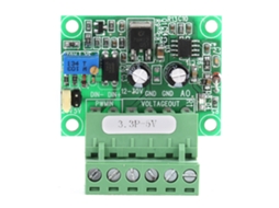 Conversor de Sinal Pwm 3.3v para Tensão 0 5v Módulo Plc Digital analógico