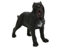 Primerox brinquedo Infantil Modelo de Cachorro Neapolitan Mastiff Miniatura Decorativo para Casa