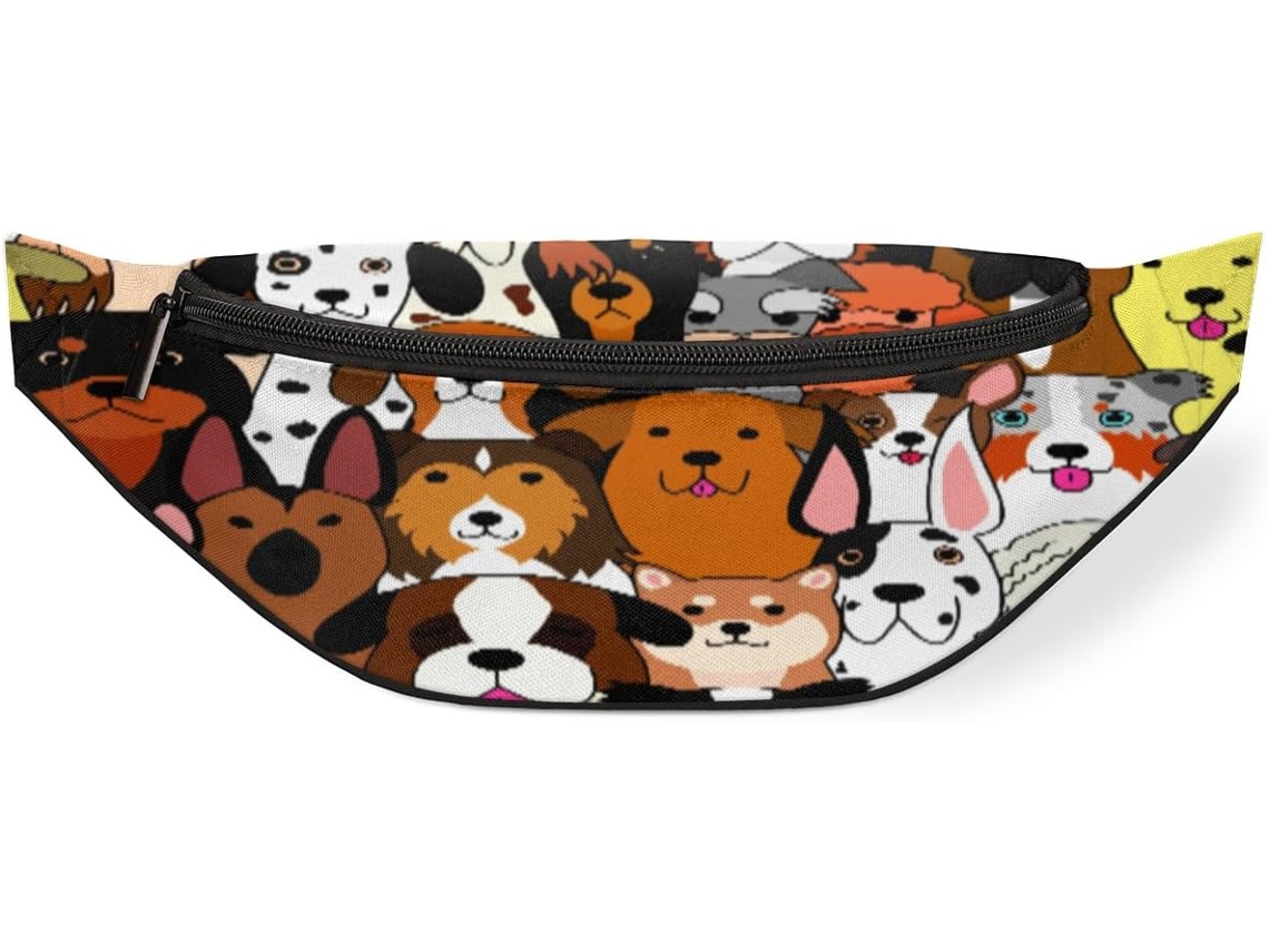 Pochete DIVERTIDA para Homens, Estampas, Impermeável, ajustável