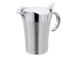 Jarra De Salsa De Acero Inoxidable 304 Doble Pared Aislante Con Tapa Para Cocina Grande