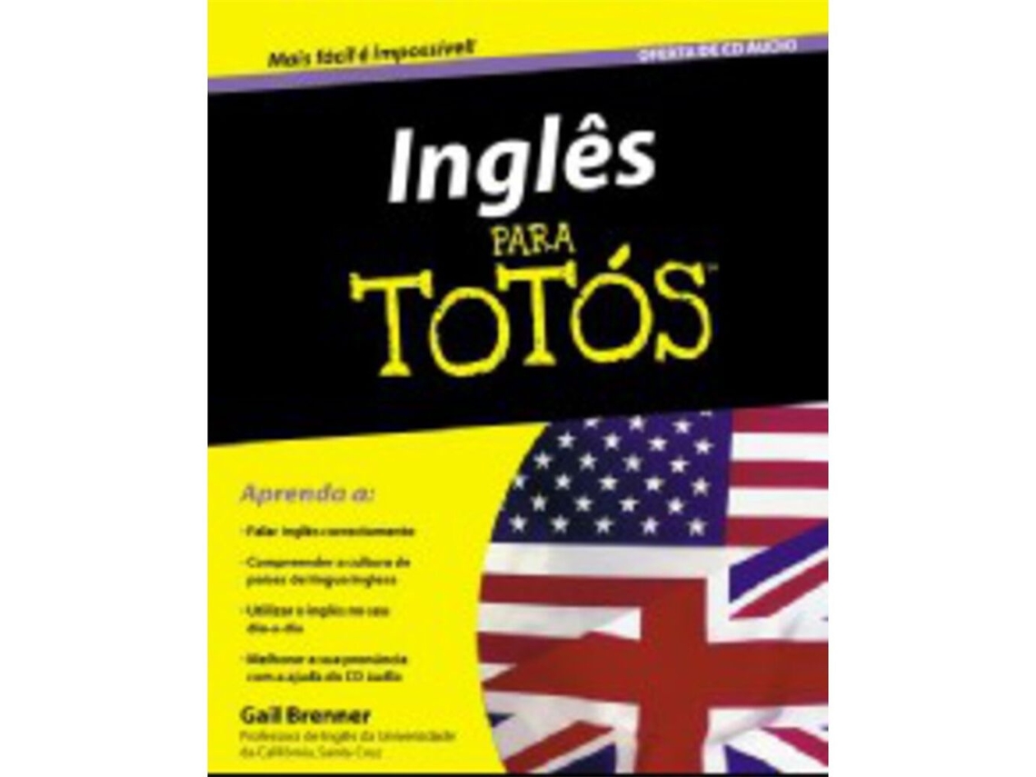 Livro Inglês Para Totós de Gail Brenner (Português)
