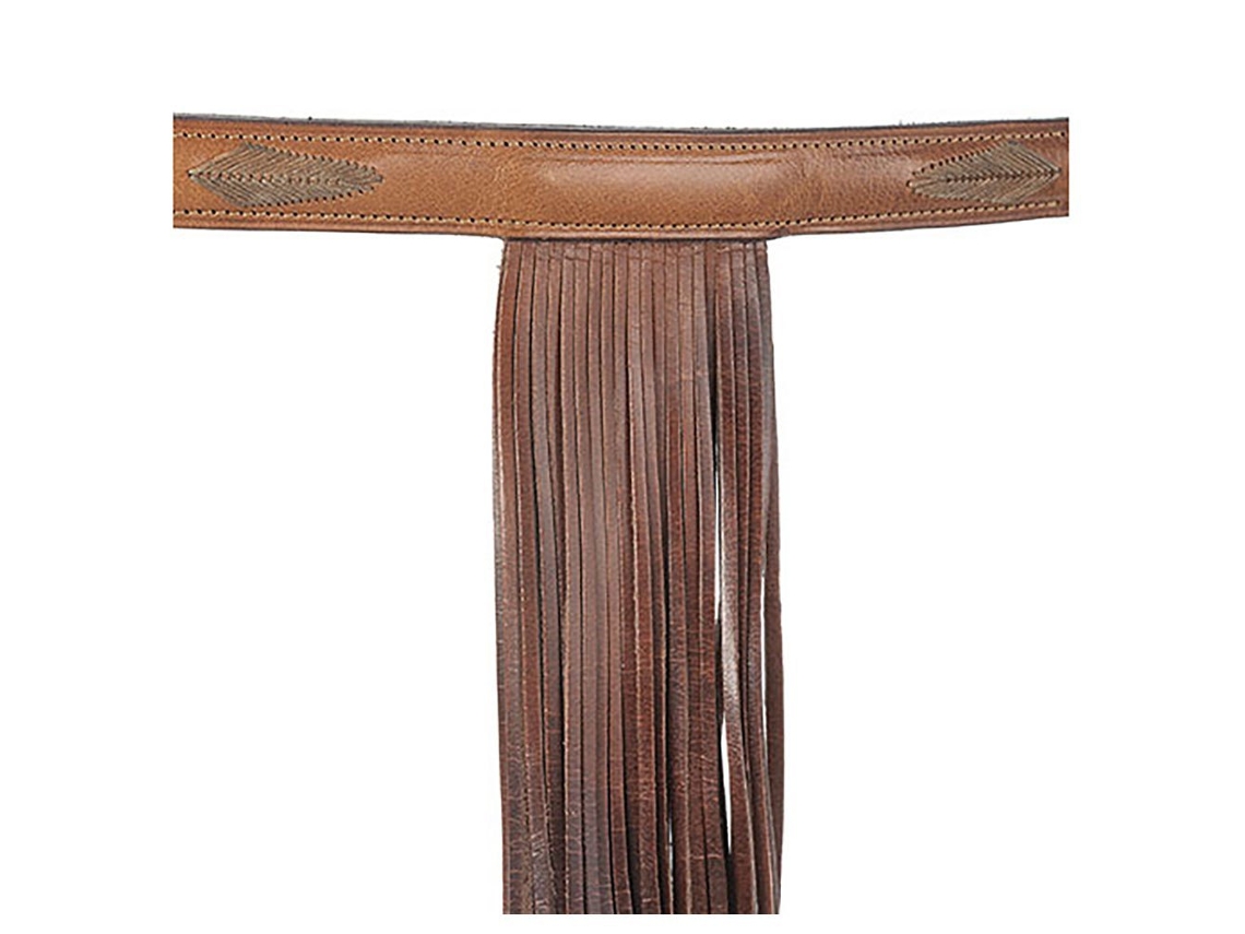 Western Bridle com Throatlatch Browband Castanhohispano Hipica