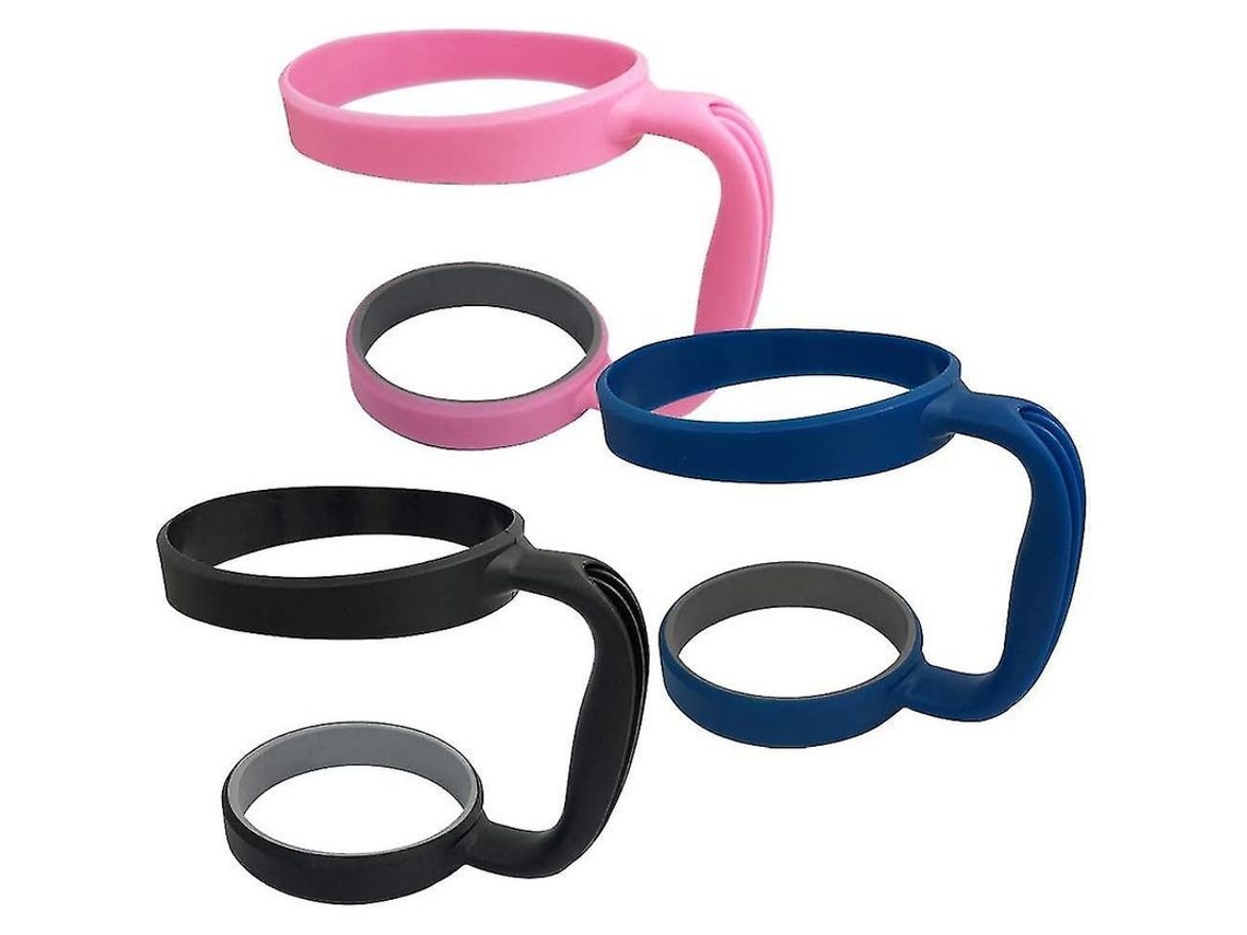 3 Pack Manoplas para Copo 30oz, Substituição de Manopla Ou Suporte para Copo Preto, Rosa, Azul
