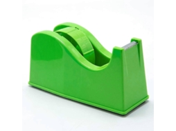 Dispensador de Fita Adesiva Mesa com Suporte para Rolo , Base Antiderr Apante Peso, Preto. GOKOCO (compatível Núcleos 1" e 3")