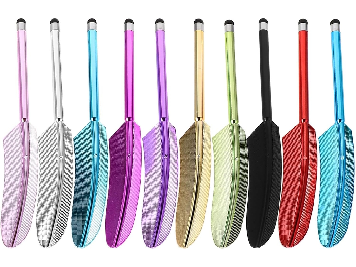 Caneta Stylus Capacitiva Universal Para Escrever E Desenhar Com Tela Sensível Ao Toque Em Tablets E Celulares Caneta Stylus Capacitiva Gokoco
