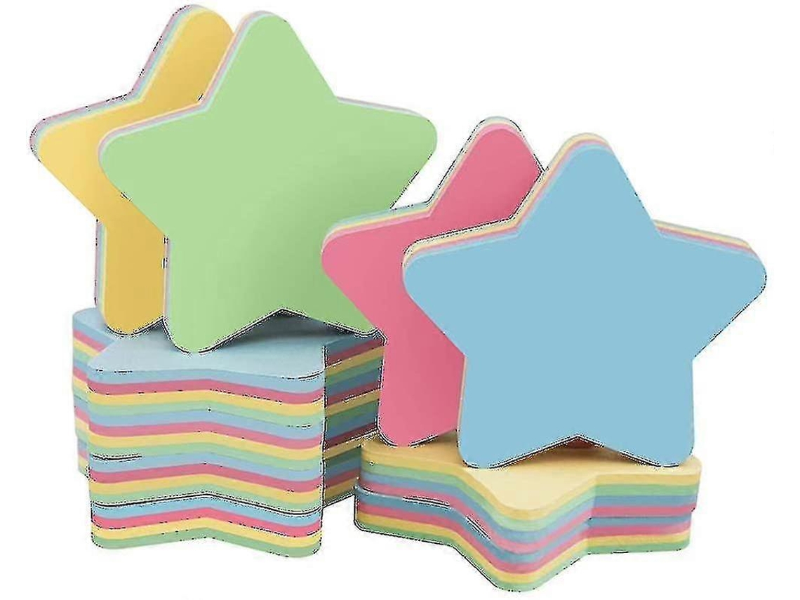 Notas Adesivas Em Formato De Estrela 10 Blocos 76x76mm Notas Adesivas Cores Misturadas Fofasd Aquaforge