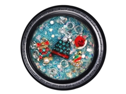 Perlas Para Decoração De Unhas + Glitter Com Strass De Pedras Irregulares + Decoração De Liga 6