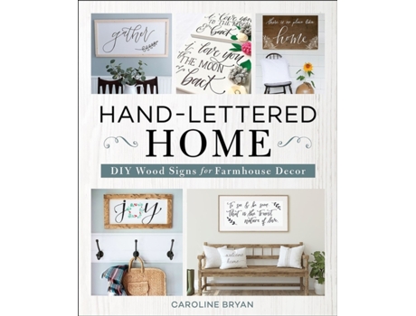 Livro hand-lettered home de caroline bryan (inglês)