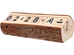 Calendário De Mesa Vintage Em Madeira, Prático Para Casa E Escritório,