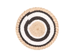 Cesta Decorativa de Parede Tecida À Mão com Palha Boêmia para Quarto Infantil | S/MARCA