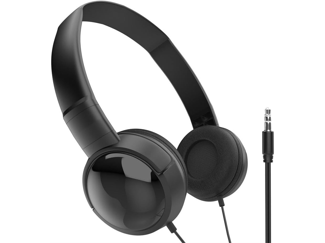 Fone De Ouvido Estéreo 3, 5mm Para Música, Fone De Ouvido Com Fio Para Escola Tablet, Fone De Ouvido Esportivo Supra
