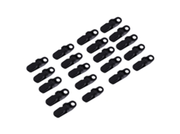 Clips de Camping para Tendas 20pcs Preto