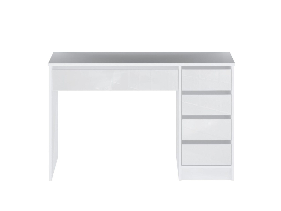 Secretária Ambihome Lite 01 Branco, C120xp55xa74cm