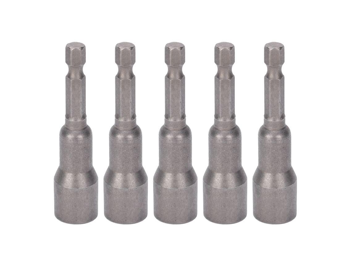 Bit de Rosca Magnético de Aço Crômio Vanádio 5pcs 65mmx1/4x11.0