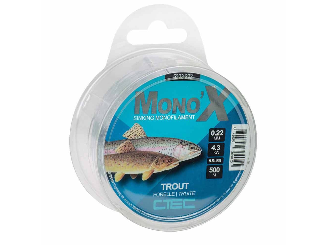 Linha De Pesca CTEC Monofilamento x trout