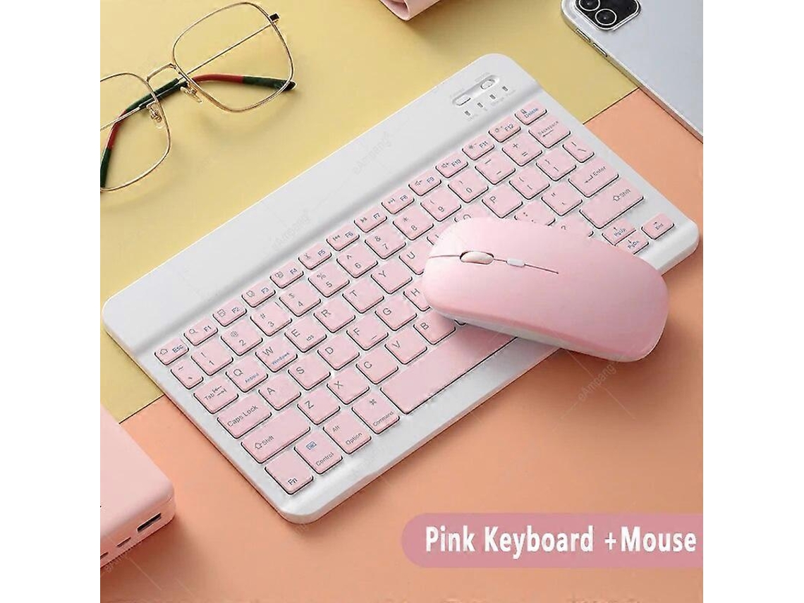 Teclado Bluetooth Compatível Com Russo, Árabe, Coreano, Espanhol, Para Android, Samsung, Windows, Apple, Mac, Ipad. Everley891