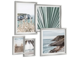 Conjunto De Pinturas Praias Litorâneas Trópicos Espelharte (5 Peças)