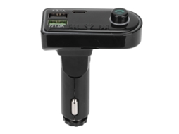 Mali transmissor Fm Bluetooth Carro Mp3 com Luz de Ambiente e Carregador Usb Duplo | S/MARCA