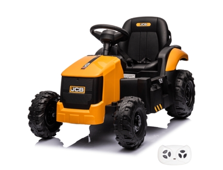 Tractor Eléctrico JCB para Crianças 12V Amarelo