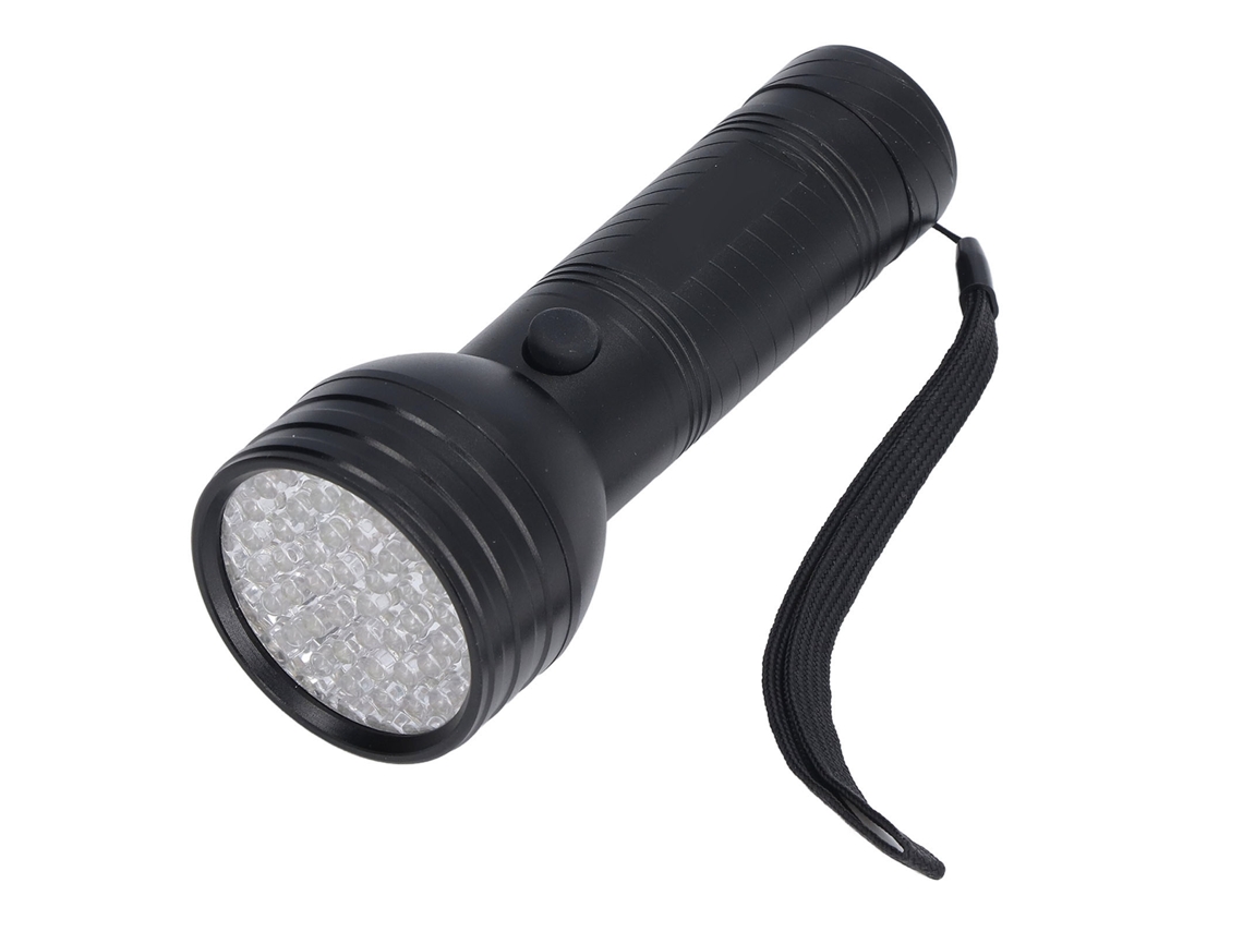 Lanterna Uv 51 Led 395nm IpX4 Detecção Fluorescente Alcance 50m | S/MARCA
