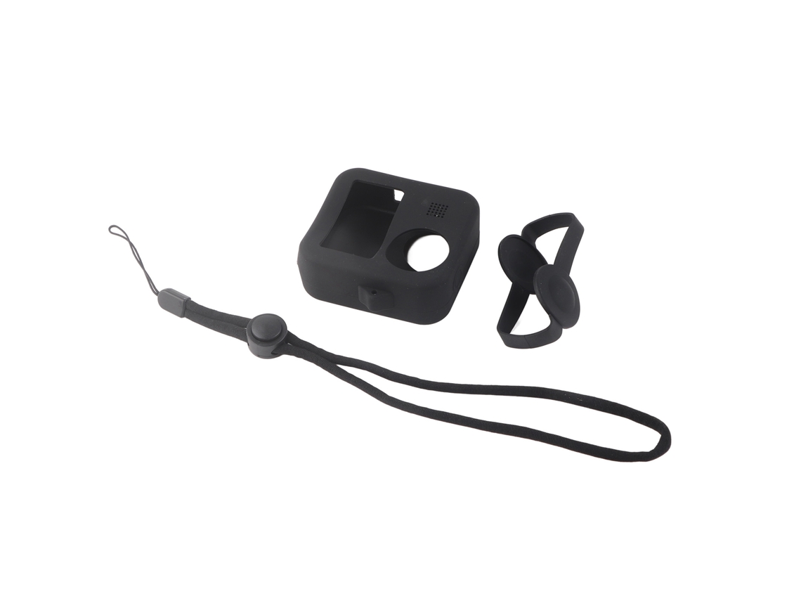 Capa protetora profissional de silicone 2026 Pu454b para corpo de câmera Max com tampa de lente.