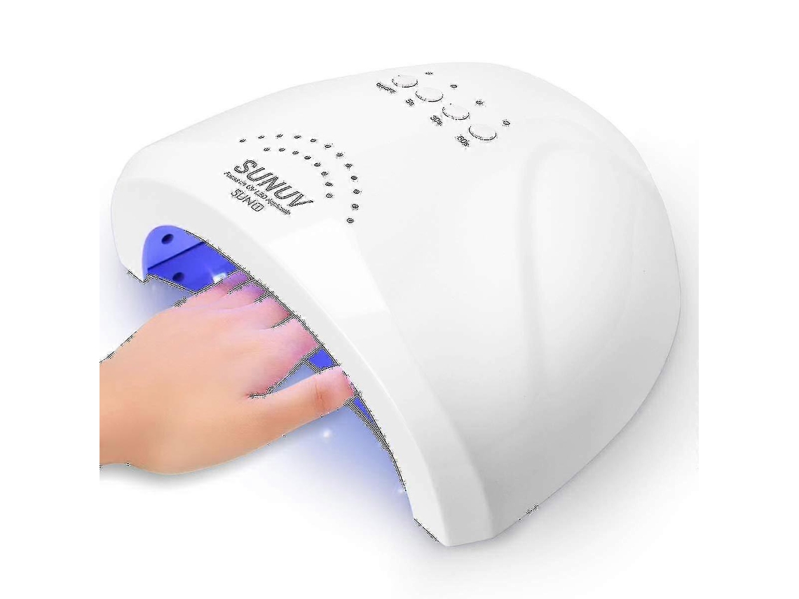 Lâmpada Led Uv Para Unhas, Luz Para Esmalte Em Gel Sunuv, Secador Uv De 48 W Com 3 Temporizadores Sunone Ly Ebike