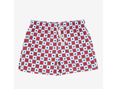 Costume Mare E Piscina Uomo Gassa Damante Sciacca 100100112 Rosso/azzurro/blu