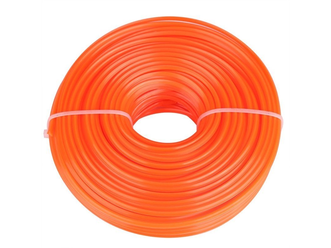 Rebe-hilo De Cortacésped Cuadrado 3mm 70m Nylon Resistente Para Herramientas De Jardín