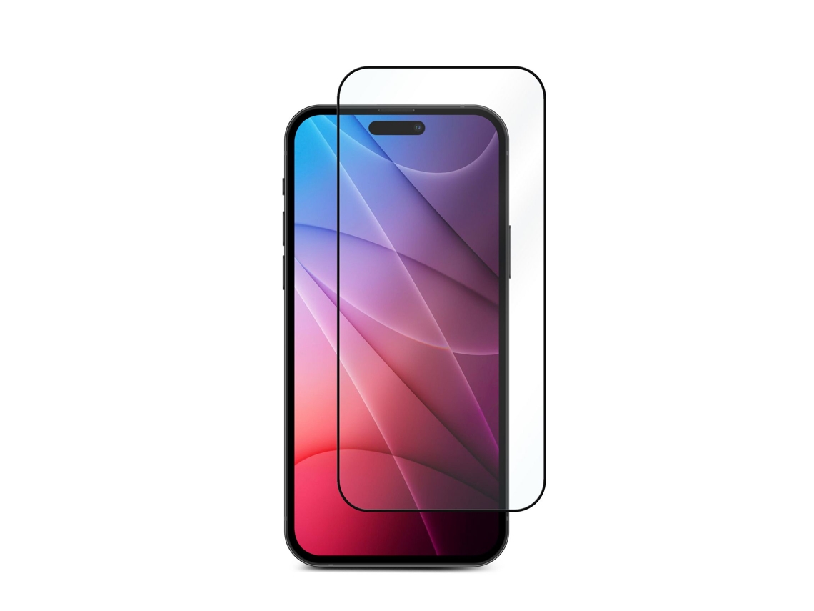 Película de Ecrã para iPhone 14 Pro ESTUFF Vidro Temperado Preto