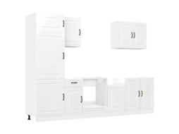 Kitchen Cabinet Set, Kitchen Cabinet Sets Vidaxl Branco Madeira Processada (n/a)