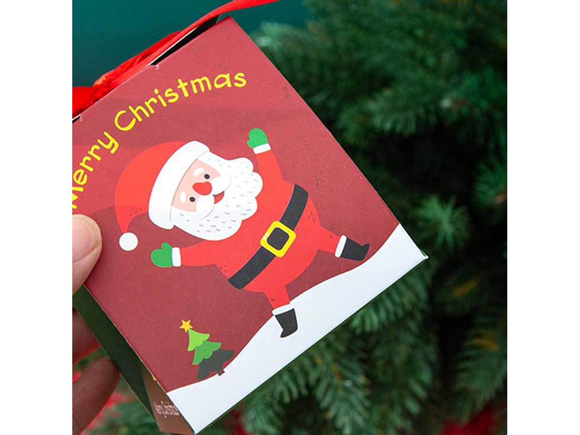 Laxiscreed Caixa De Açúcar Natal Vermelha Com Tema Festivo Para Decoração De Natal
