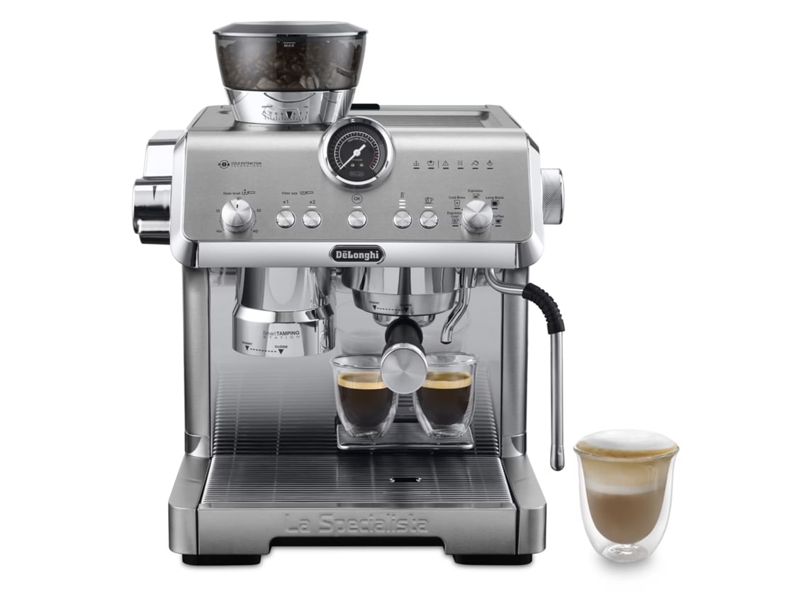 Máquina de Café Manual DELONGHI EC9555.M La Specialista Opera (Outlet Caixa Aberta - 15 bar - Café Moído e Grão)