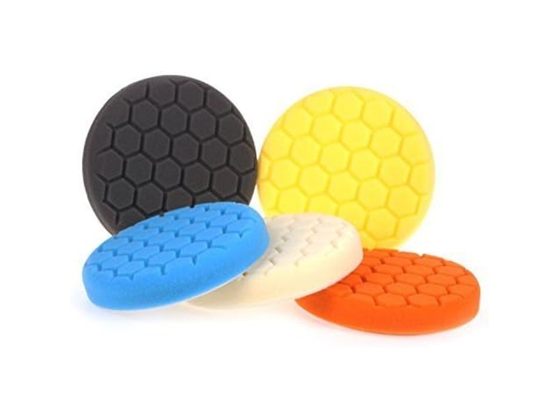 Conjunto de 5 Capas de Polidor 150mm para Alto Brilho em Revestimentos de Carro com Marca