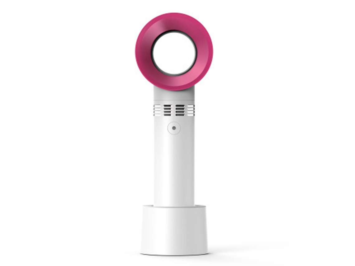 Ventilador de Mão Sem Hélice com 3 Níveis, Bateria 2000mah e Base LAXISCREED