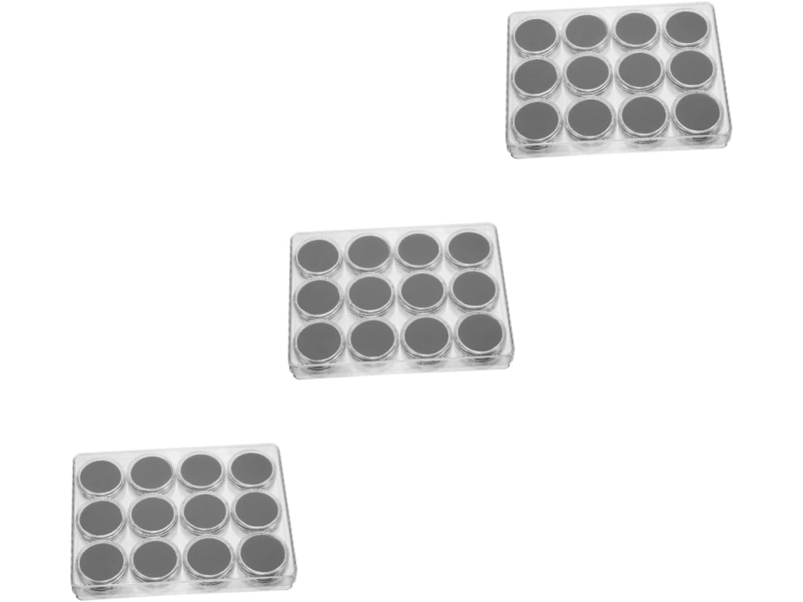 3ensembles Boîte De Rangement Com Cobertura Transparente Para Gemas E Suporte Pratique Para E Organi Gokoco