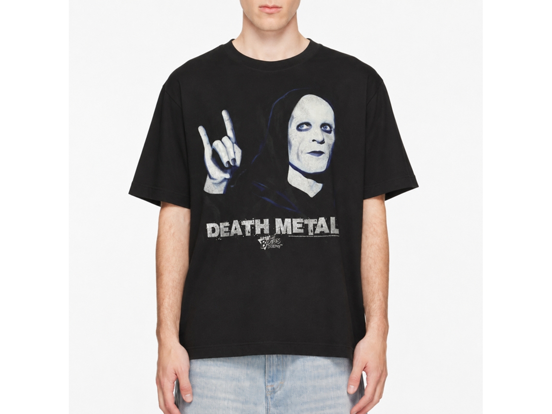 Rockinstone Bill And Ted Death Metal Black Adult T-shirt Size:xxl