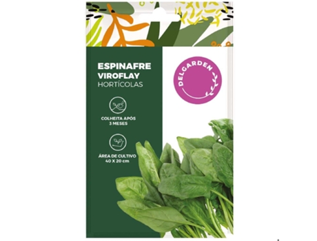 Sementes Hortícolas Espinafre Viroflay