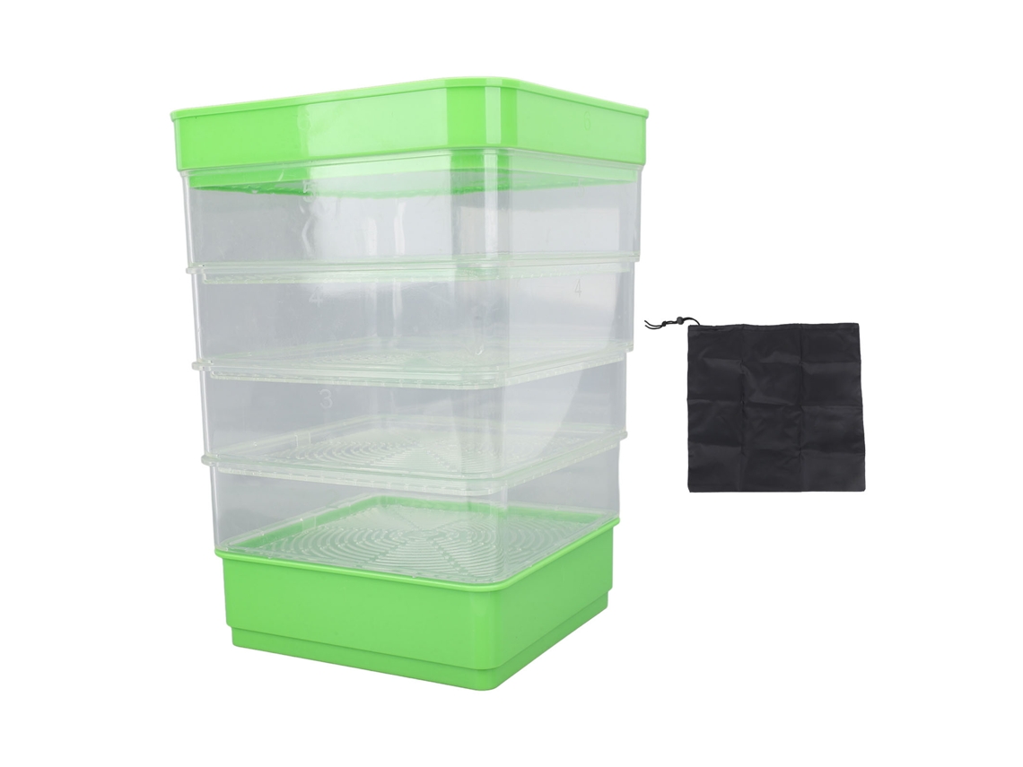 Kit De Germinação Empilhavel 4 Andares Microverdes