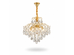 Candeeiro de Teto de Cristal PIBAOGU Asled 716 (dourado)