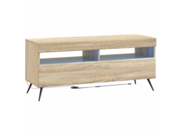 Vidaxl Gabinete De Tv Led Carvalho Sonoma Derivados De Madeira
