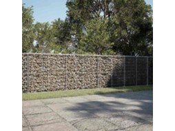 Vidaxl Cesto Gabião Com Cobertura 750x100x100 Cm Ferro Galvanizado