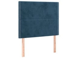 Headboard, Headboards Vidaxl Azul Veludo (80 Cm)